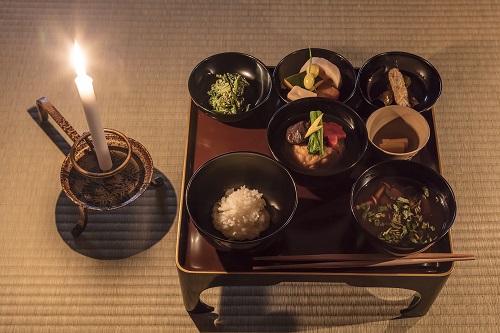 点心席の精進料理