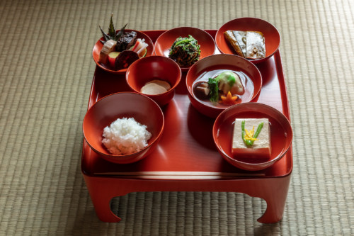 点心席の精進料理
